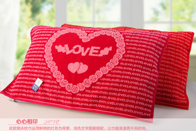 金號(hào)廠家直銷正品 純棉浪漫心語(yǔ)婚慶枕巾結(jié)婚祝福心心相印G2967W - 金號(hào)廠家直銷正品 純棉浪漫心語(yǔ)婚慶枕巾結(jié)婚祝福心心相印G2967W廠家 - 金號(hào)廠家直銷正品 純棉浪漫心語(yǔ)婚慶枕巾結(jié)婚祝福心心相印G2967W價(jià)格 - 臨清市金織匯紡織品購(gòu)銷 - 